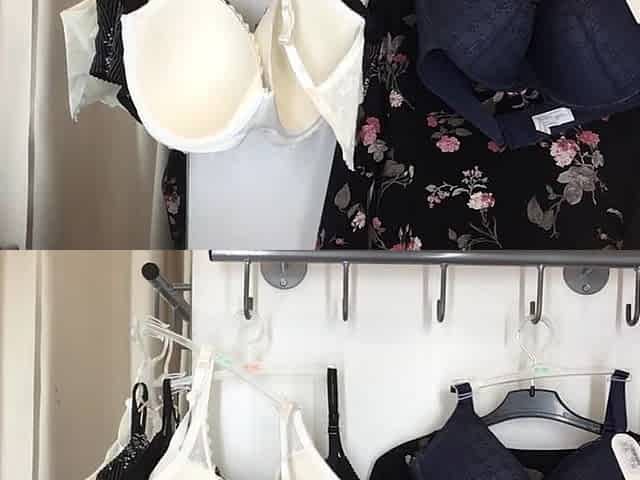 Bras in Locker Room, squirt Milk