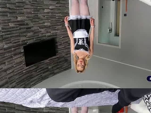 Cute maid got a manhood in her throat and titties instead of a tip - hottest XXX porn!