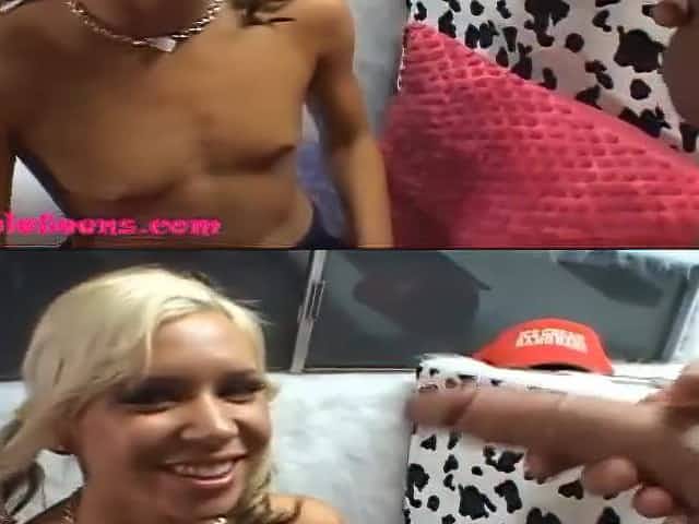 icecreampie truck blond pigtailed cheepleader