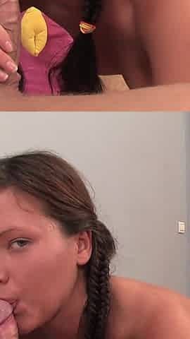 Little Mirage has never had such a big cock inside of her before