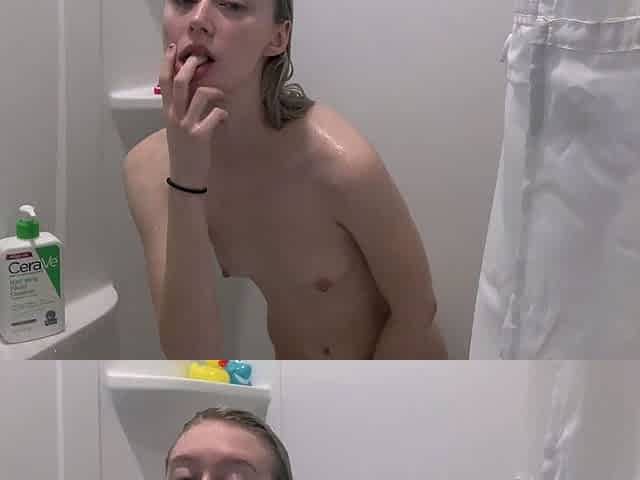 Small titted handjob lovers jerk cock