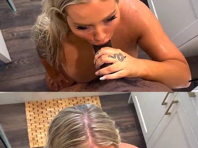 Hawt Golden-haired Kayla Jade takes BBC in Shower - Isiah Maxwell