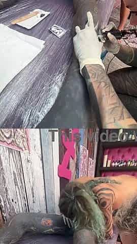 Wild Tattoo Shop Pont of time - Tattooing During the time that Giving a Head