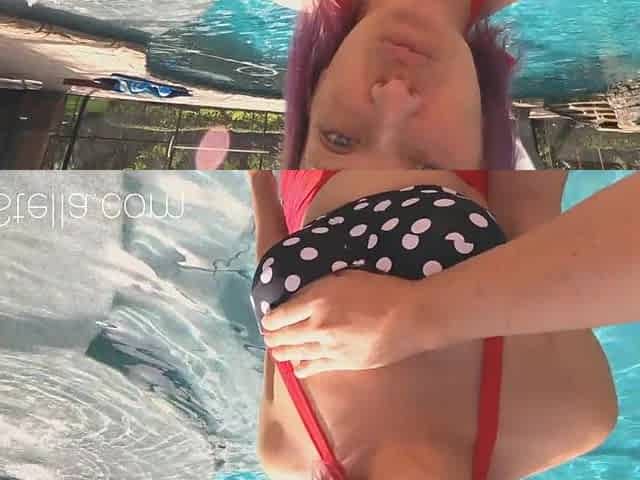 My 1ST EVER Pool Oral pleasure & Drink! POV BJ