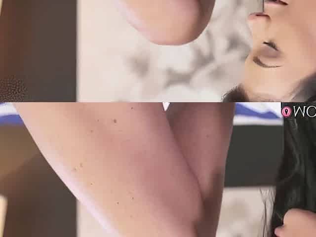 Featuring Lucy Li And Nata Lees Lesbian Clip