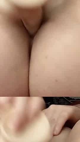 Close up dildo fuck with JOI