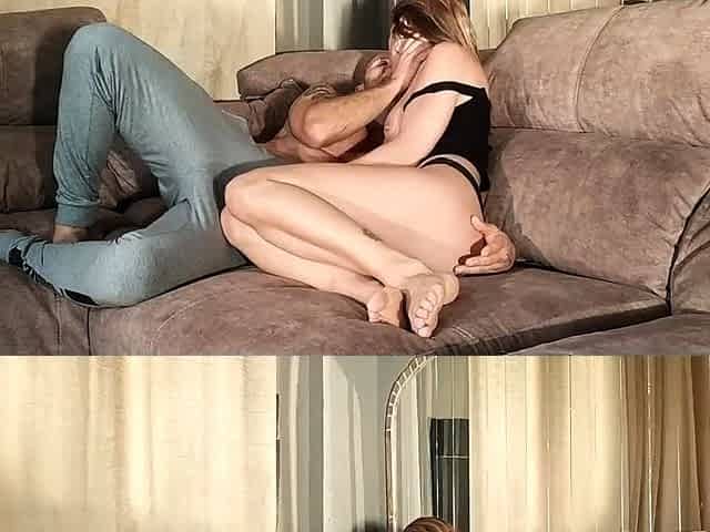 Blonde Muscle Couple's Romantic Orgasm