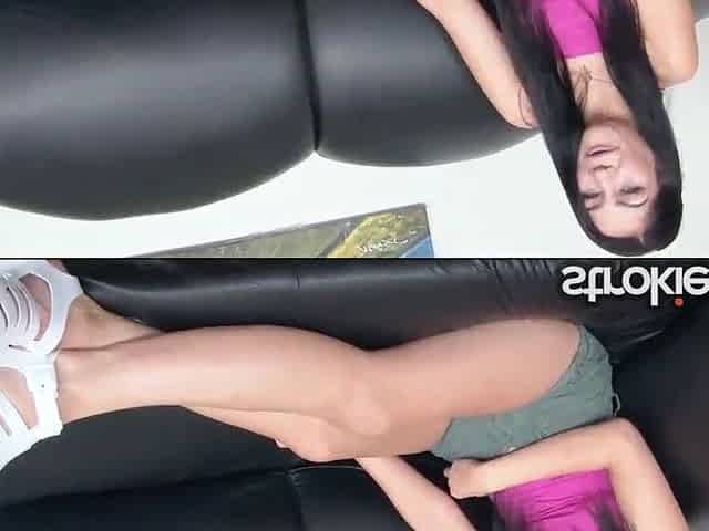 Strokies - eighteen and lewd Karly Baker goes completely wild in her steamy tugjob debut