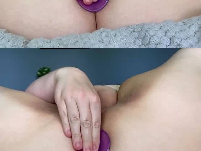 Horny amateur couple close up anal on webcam