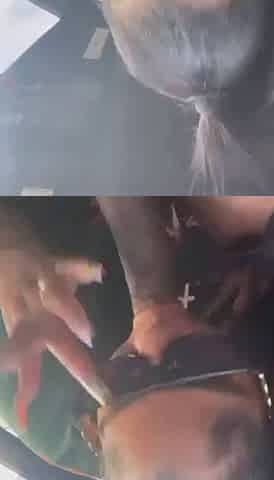BBW eating BBC in the Car big latto