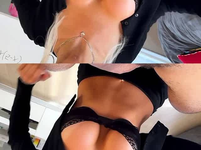 My Sexy Teacher Sarah Harlow Said my Dick is Bigger than My
