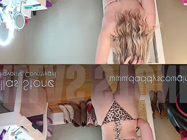 Hot revealing leopard bikini try on. Have to have for any Hotwife - Daddyscowgirl