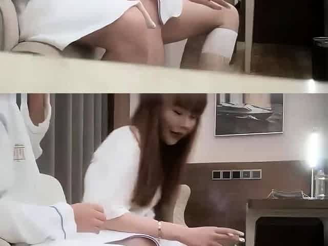 Petite amateur Asian blowjob