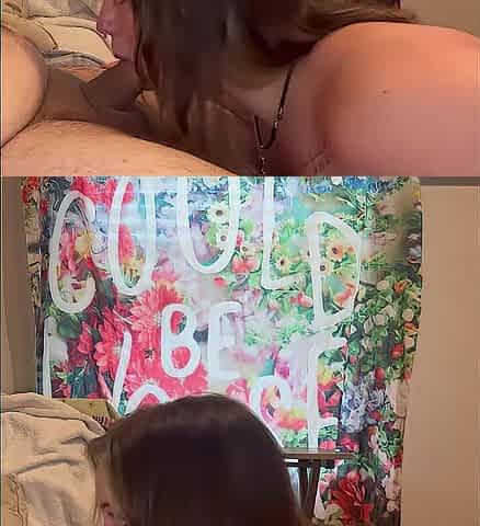 Quickie BJ in advance of work