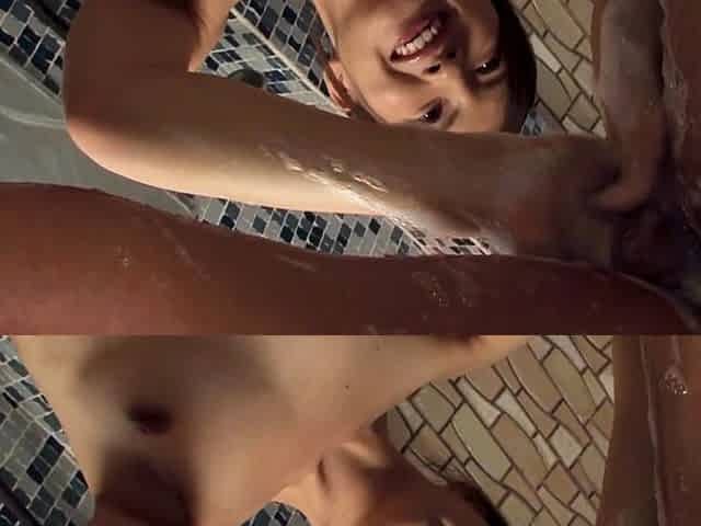 JAVHUB Shower time fun with Hitomi Hayama