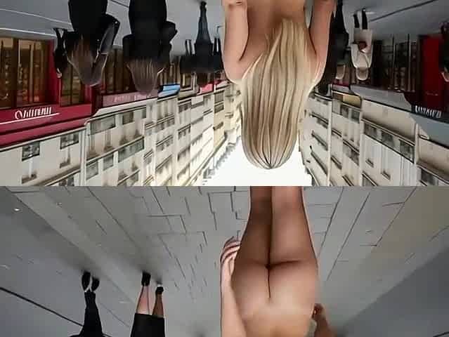 AI-generated blond nice-looking hotty walks bare throughout Paris and gets drilled