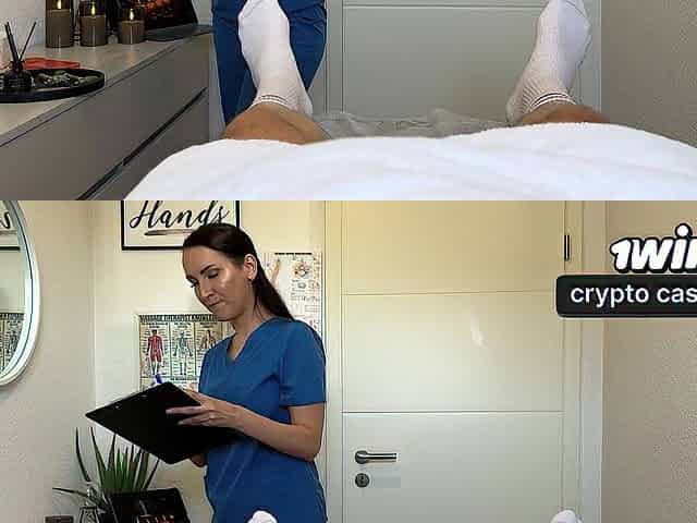 This chab Came Twice On The Massage Table - Tugjob & Fellatio