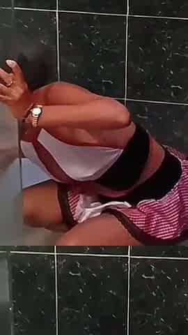 I Watch My Stepmom Masturbate While Cleaning the Shower. I Would Like to Hit Him Hard with My Cock.
