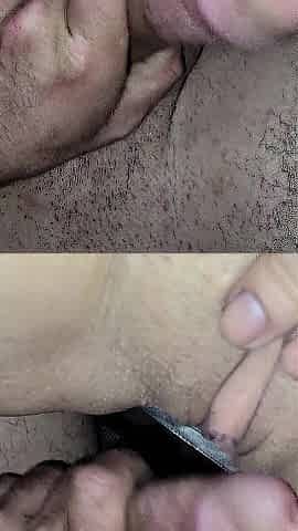 Taut bald cunt gets tenderized by Italian sausage
