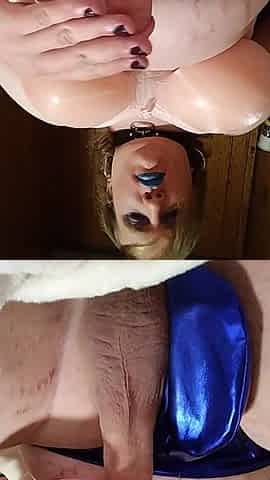 Amateur! Bored can't leave home sissy male