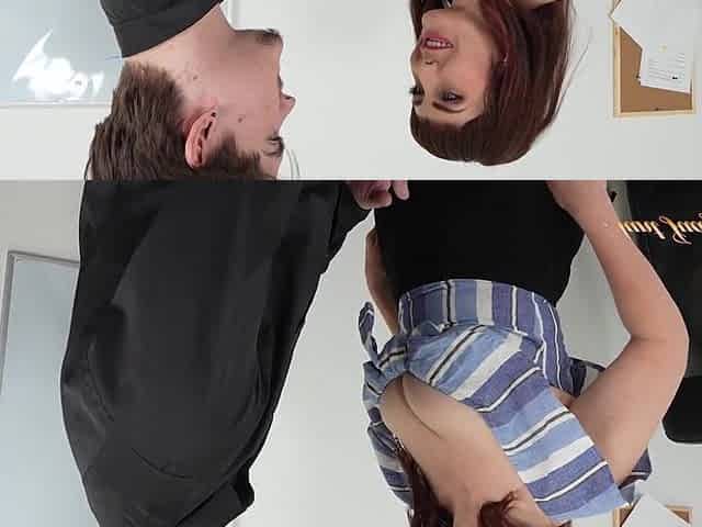 Aunt Judy's XXX - Breasty Redhead Boss Lady Melody Mynx Screw Her Office Intern