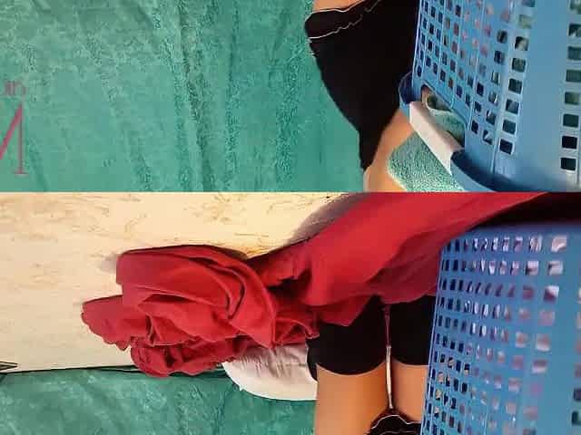 A guest bangs a maid in the throat and vagina. 053