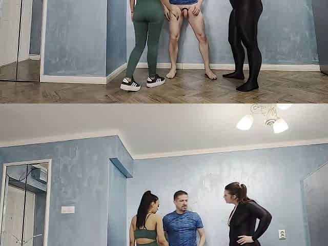 Lesbiene Dominante Lovesc In Coaie Un Fraier Beta, Ballbusting, Humiliation