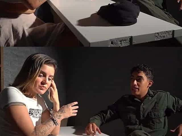 Glamorous inmate gets banged by a massive cop's penis - Melanie Caceres & Tommy Verga