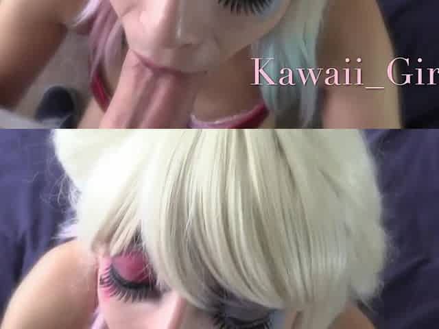 Harley Quinn Cosplay Blowjob
