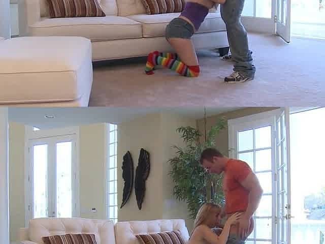 PARTY TWATS Scene-two_Large butt golden-haired chick loves to get banged whilst her allies see her