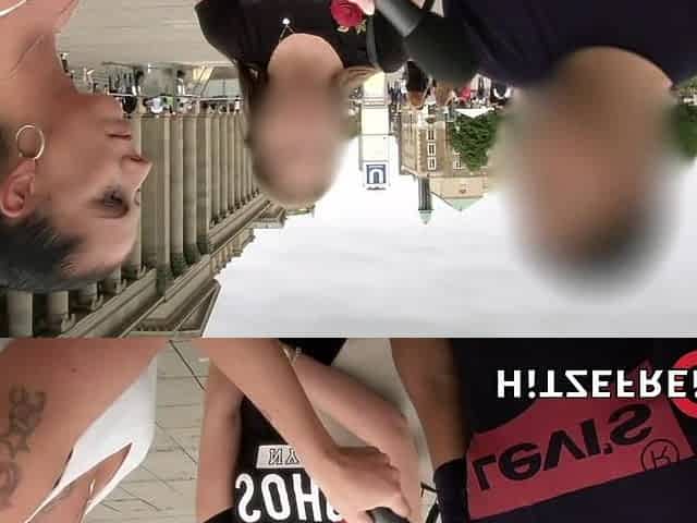HITZEFREI Breasty German Chick Jacky Lawless Butt Screwed Outdoors