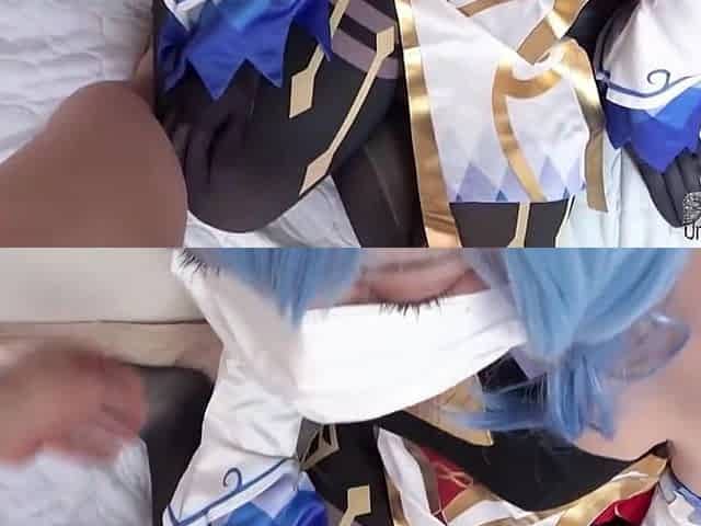 Genshin Ganyu Cosplay, a Sweet Facade Gives Way to a Bold, Playful Awakening
