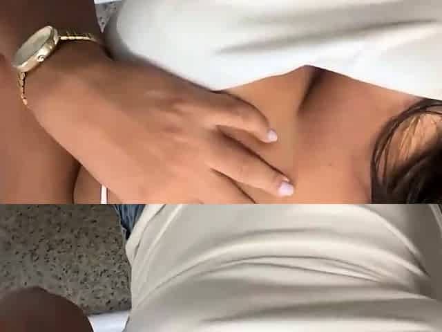 Cumming in the public bathroom