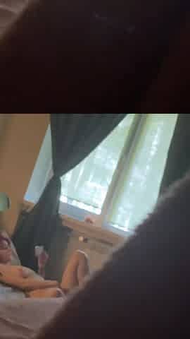 Merely Got Busted Playing with Her Hairy Pussy