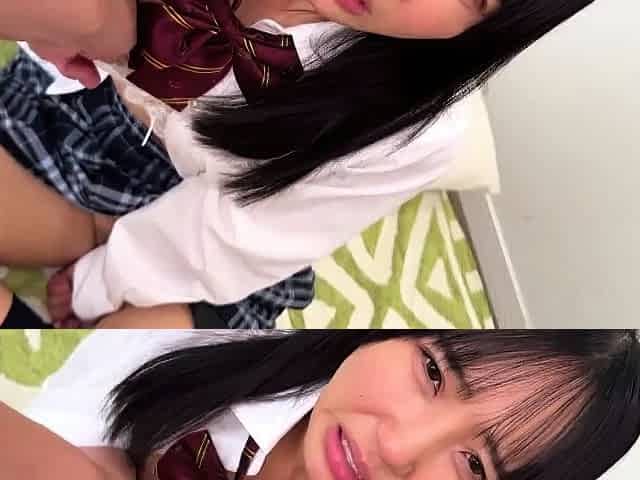 Amateur Asian College Teen Gives Blowjob