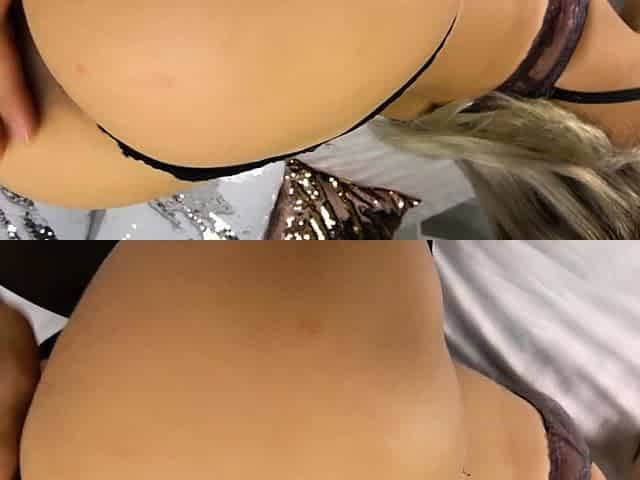 Perfect Ass Blowjob and Cum on Legs