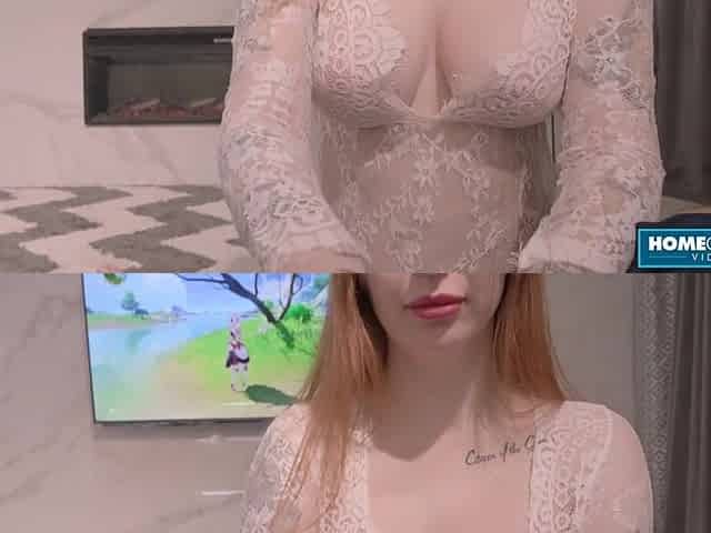 Breasty Kate Utopia shows her skills whilst sucking dick POV