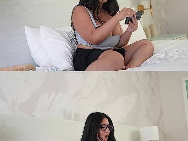 Caught my recent step sis fingering her vagina with her GIGANTIC TITTIES out - Sarah Arabic