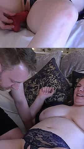 Fucked with an Alien Cock Dildo