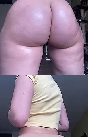 Thick PAWG Clapping And Widening Booty