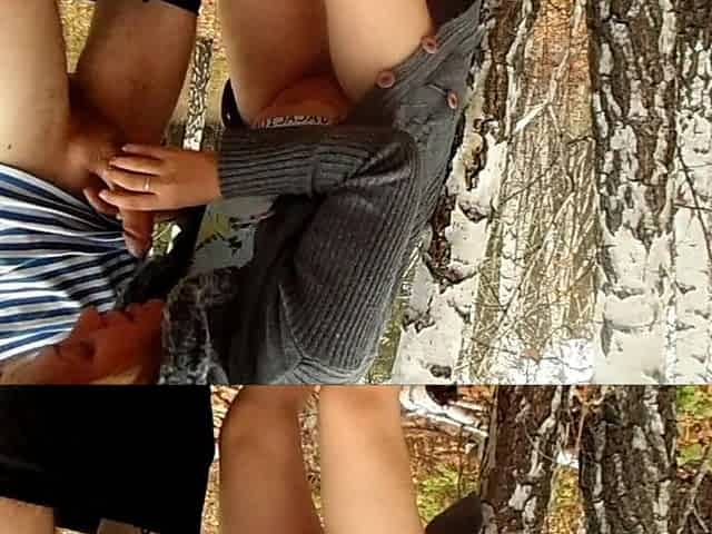 Outdoor Put in the Stranger's Cunt