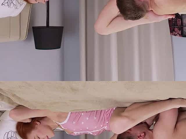 This redheaded doxy loves riding my knob on camera