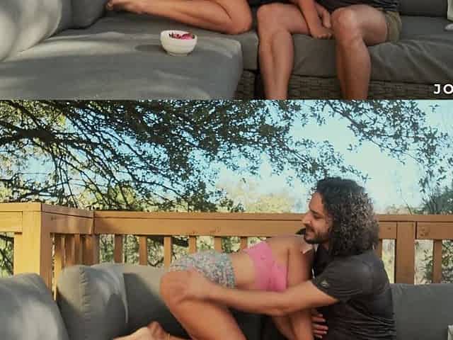 Leggy doll receives Cunnilingus before sensual fuck with her Boyfriend