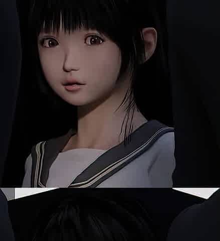On the train, a traditional chikan girl played on the train