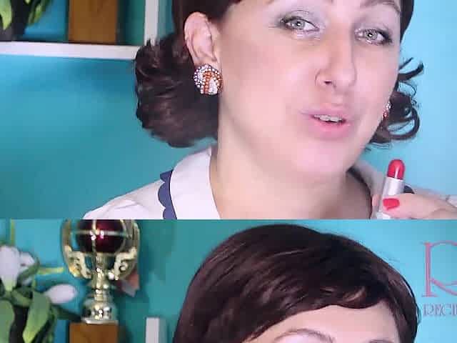 Red lipstick giving a kiss teasing by Regina Noir. Teaser
