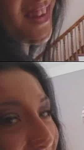 Brunette Ass Fucked in Anal Threesome