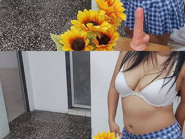 Student Fetish Come True!! Busty Mature Is Excited with Her New Dido