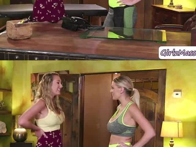 Sexy Masseuse Enjoy Eating We With Kenzie Taylor And Brett Rossi