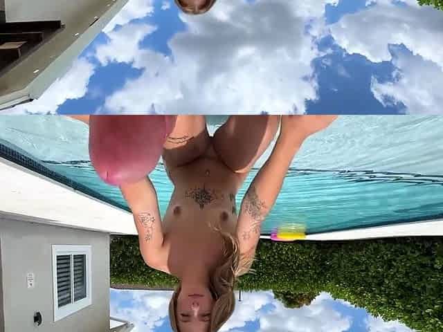 Lola Cheeks Got Caught Using Pool
