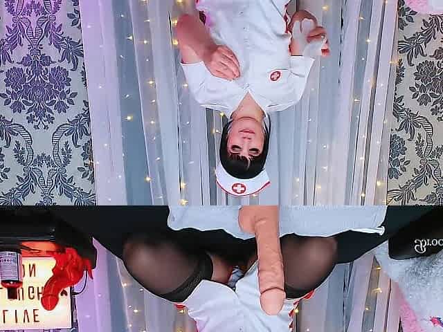 Hawt Cumslut Nurse Drains Your Backed Up Balls, Twice